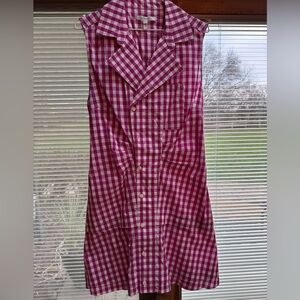 Derek Lam 10 Crosby Satina Sleeveless Shirtdress-size 10